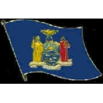NEW YORK PIN NY STATE FLAG PINS